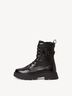 Lederstiefelette - schwarz, BLACK, hi-res