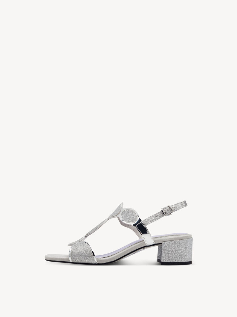 Sandale - metallic, SILVER, hi-res