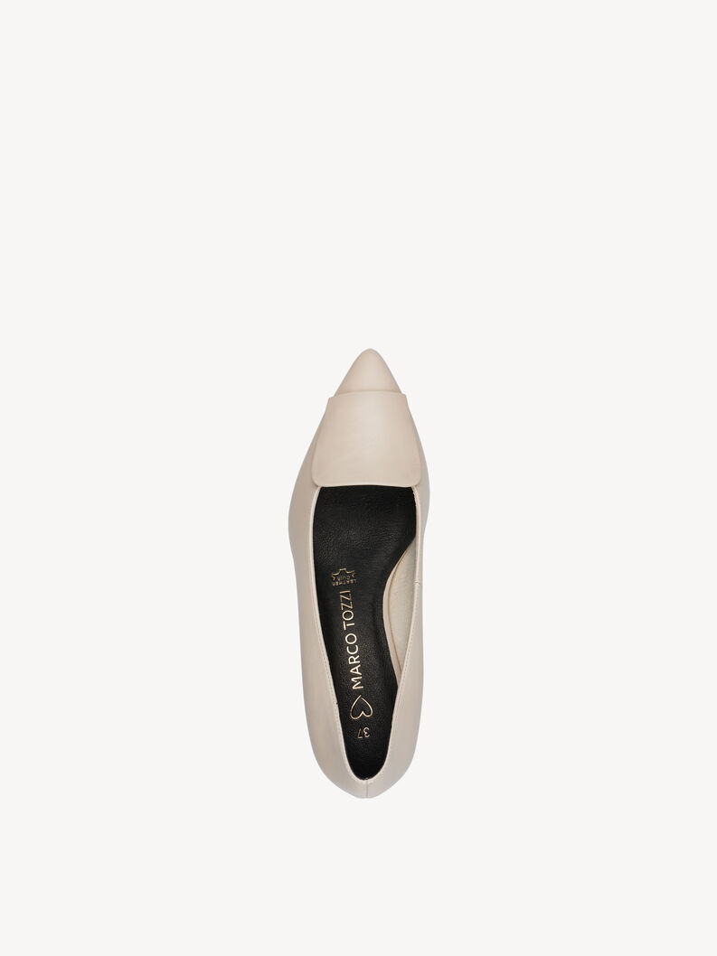 Lederpumps - beige, CREAM NAPPA, hi-res