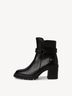 Lederstiefelette - schwarz, BLACK, hi-res
