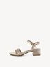 Sandal - metallic, PLATINUM COMB, hi-res