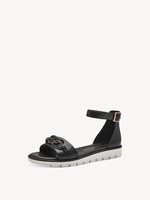 Sandal - black, BLACK, hi-res