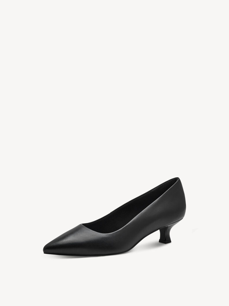 Lederpumps - schwarz, BLACK NAPPA, hi-res