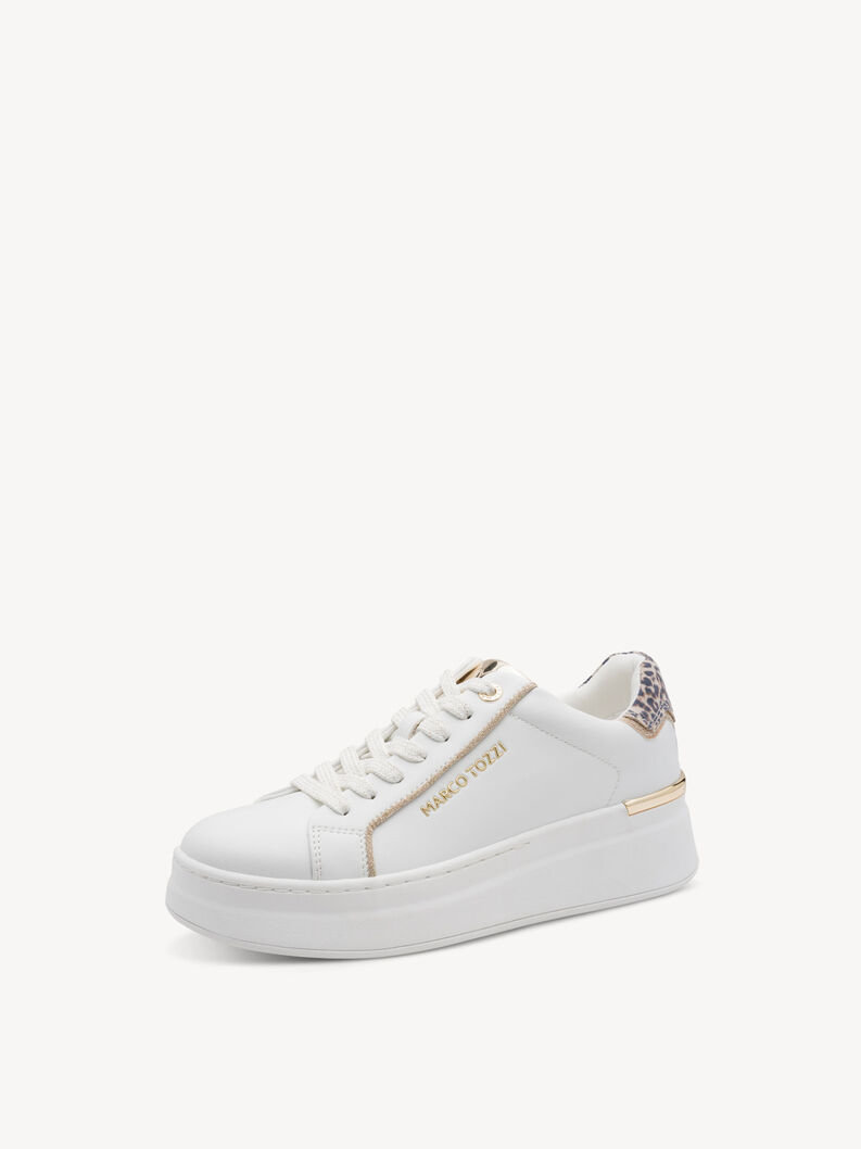 Sneaker - wei&szlig;, WHITE/GOLD, hi-res
