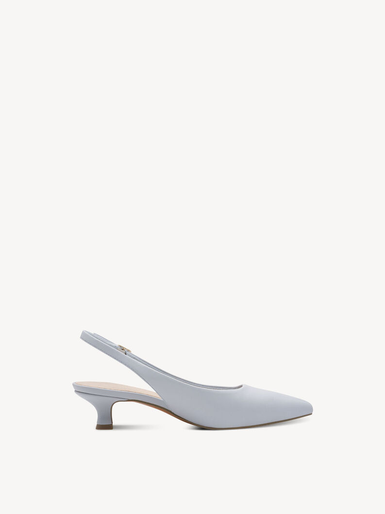 Lederslingpumps - blau, LT.BLUE NAPPA, hi-res