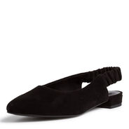 Lederslingpumps - schwarz, BLACK, hi-res