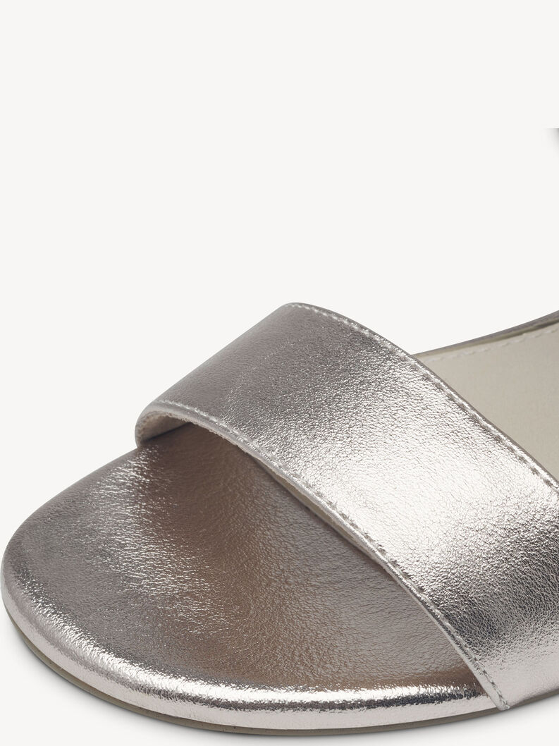 Sandale - metallic, PLATINUM, hi-res