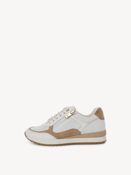 Sneaker, WHITE/DUNE, hi-res