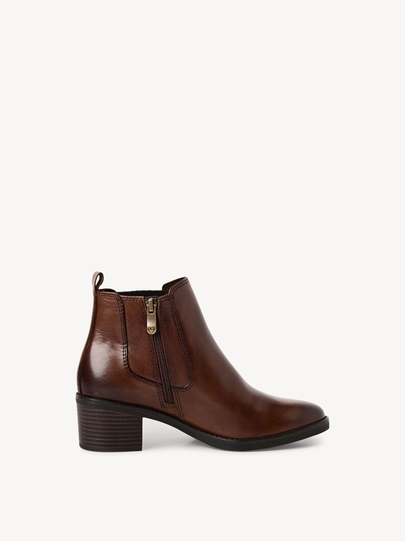 Leder Chelsea Boot - braun, CHESTNUT, hi-res