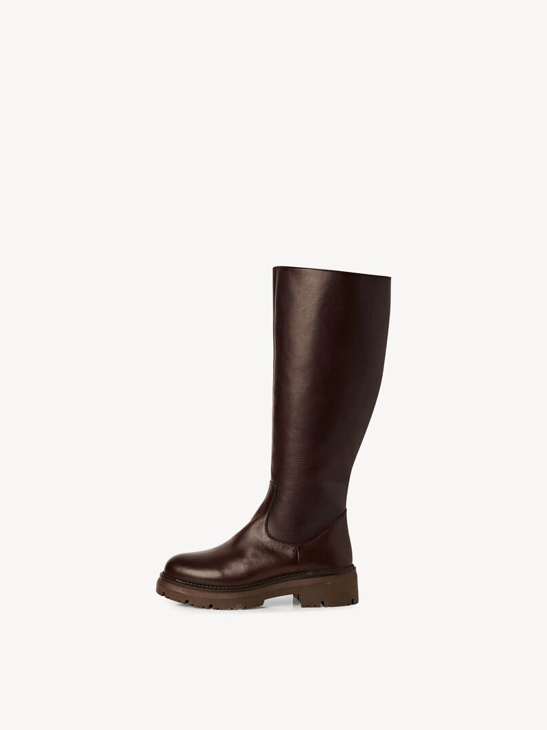 Lederstiefel - braun Warmfutter, MOCCA, hi-res