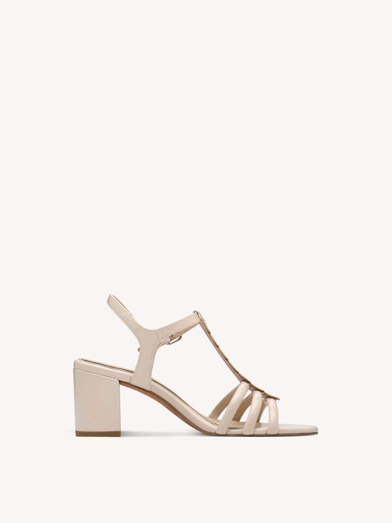 Sandale - beige, IVORY PATENT, hi-res