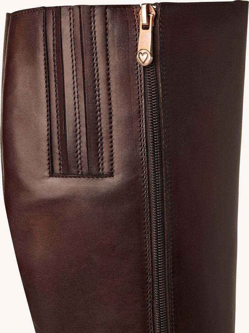 Lederstiefel - braun Warmfutter, MOCCA, hi-res