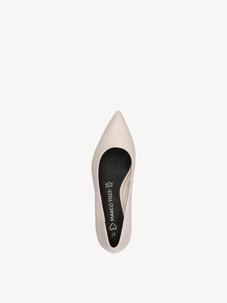 Lederpumps - beige, CREAM NAPPA, hi-res