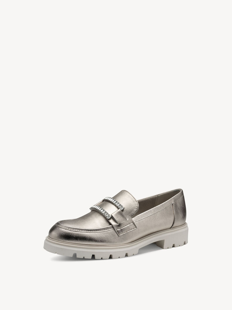 Slipper - metallic, PLATINUM, hi-res