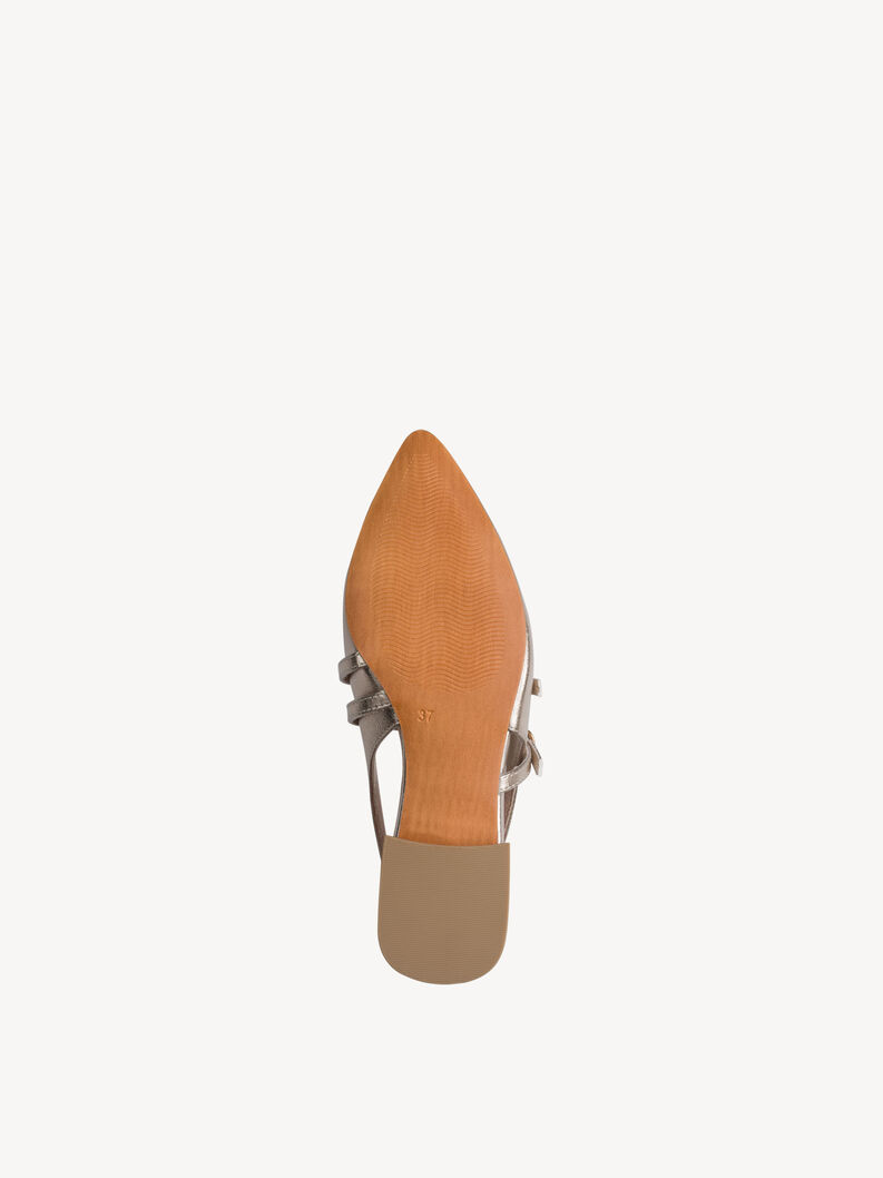 Slingpumps - metallic, PLATINUM, hi-res