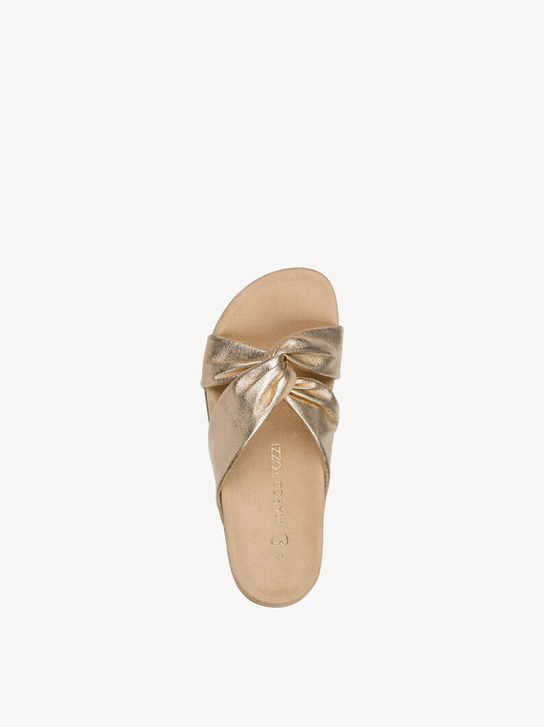 Pantolette - metallic, GOLD, hi-res