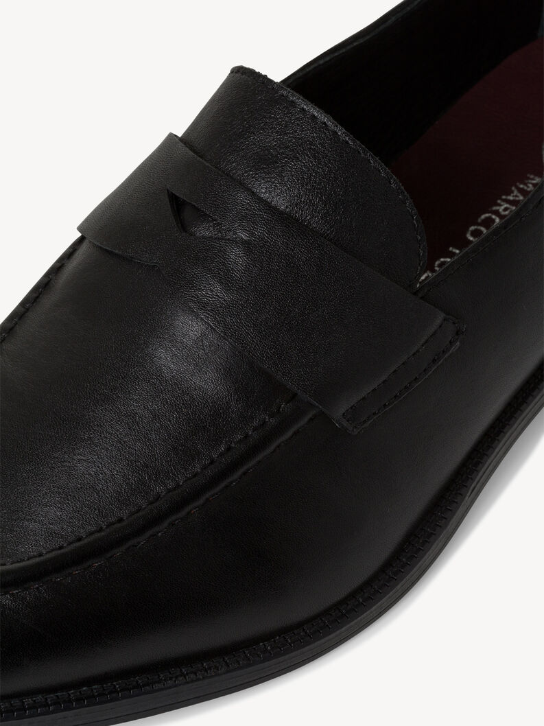 Lederslipper - schwarz, BLACK, hi-res