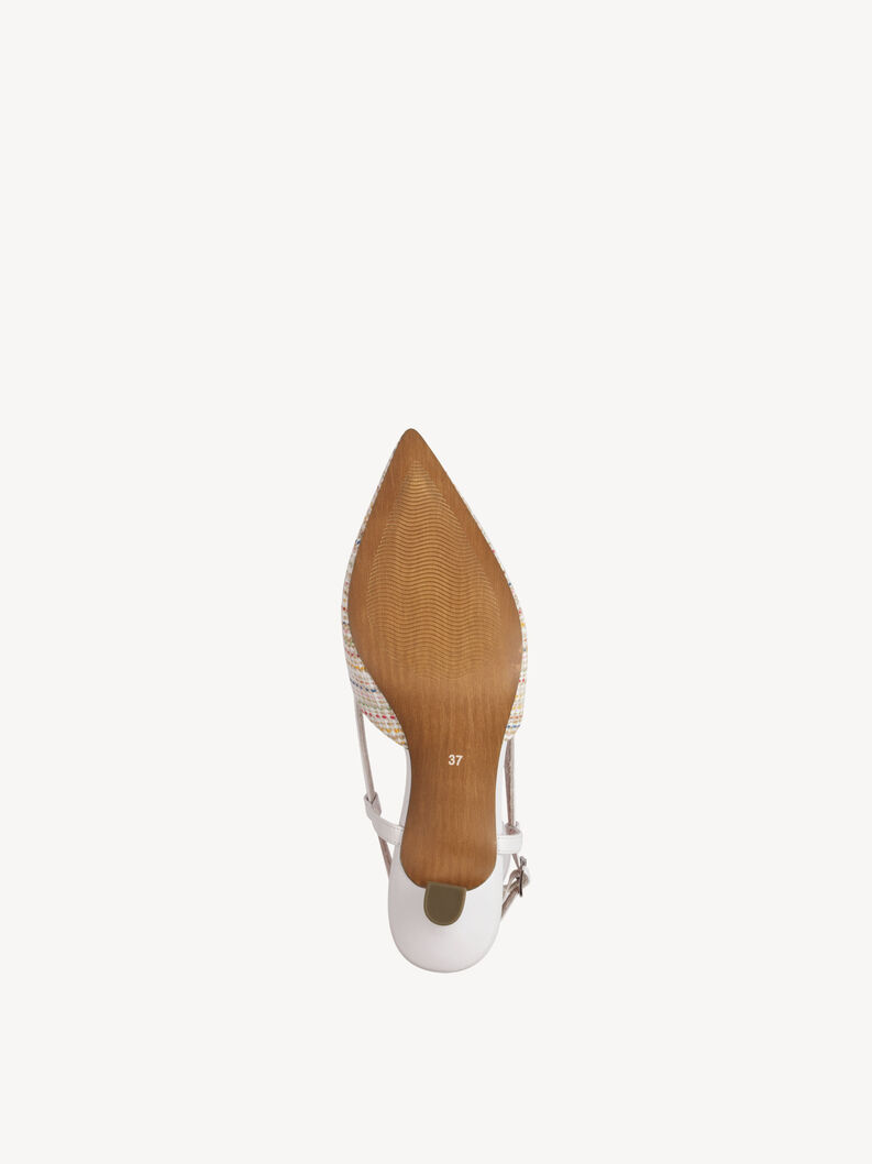 Slingpumps - weiß, WHITE MULTI, hi-res