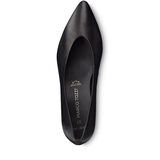 Escarpin en cuir - noir, BLACK ANTIC, hi-res