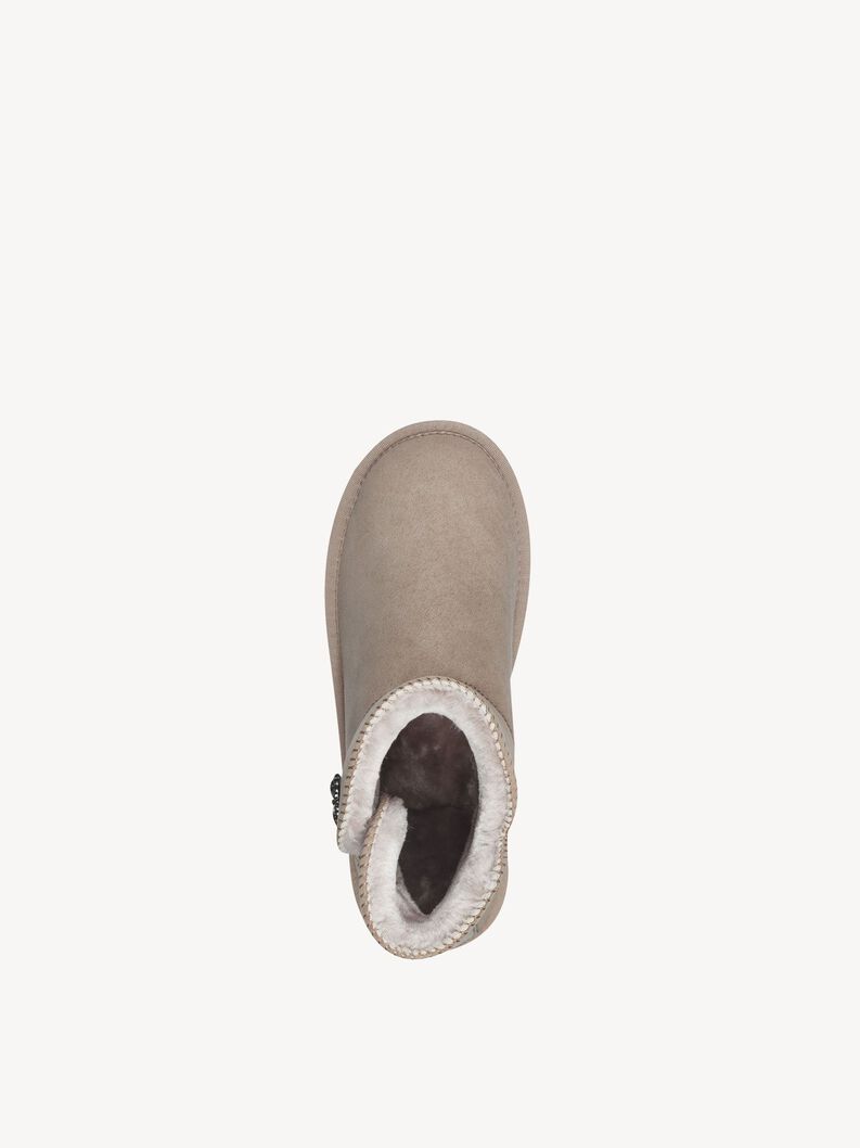Stiefelette - beige Warmfutter, TAUPE, hi-res