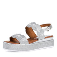 Sandalette - metallic, SILVER, hi-res