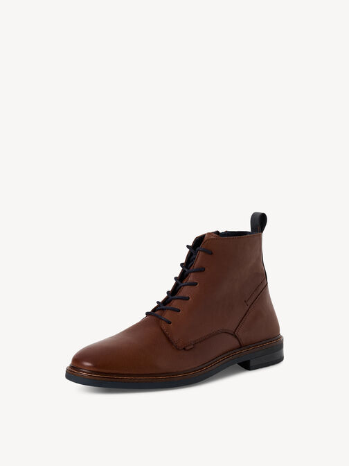 Bottine en cuir - marron, COGNAC COMB, hi-res