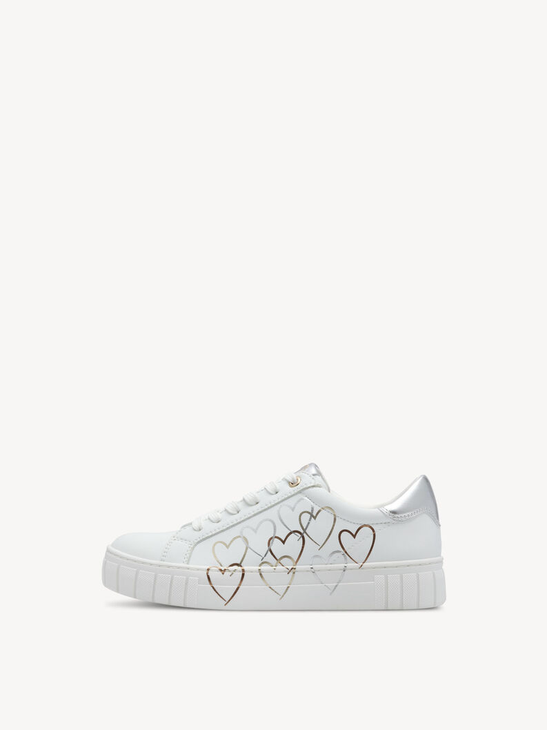 Sneaker - gold, WHITE/GOLD, hi-res