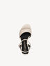 Ledersandalette - beige, CREAM, hi-res