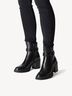Lederstiefelette - schwarz, BLACK, hi-res