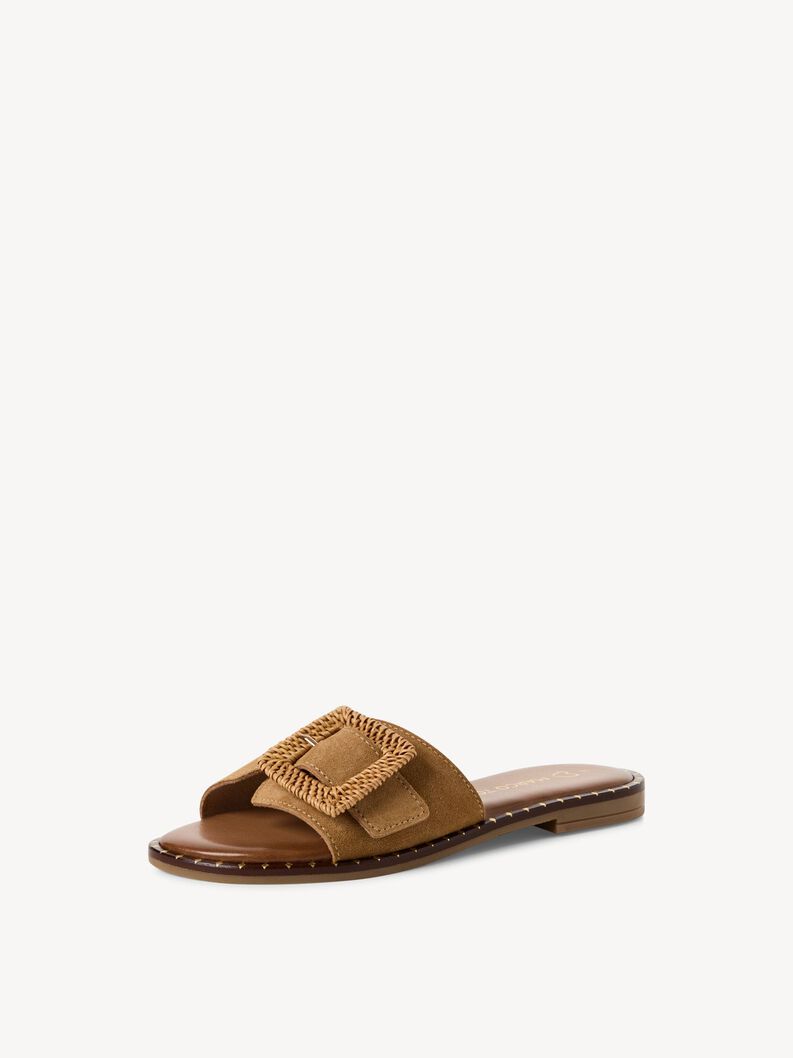Leather Mule - beige, DESERT COMB, hi-res