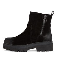 Lederstiefelette - schwarz, BLACK, hi-res