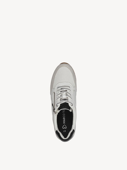 Sneaker - weiß, WHITE/BLACK, hi-res