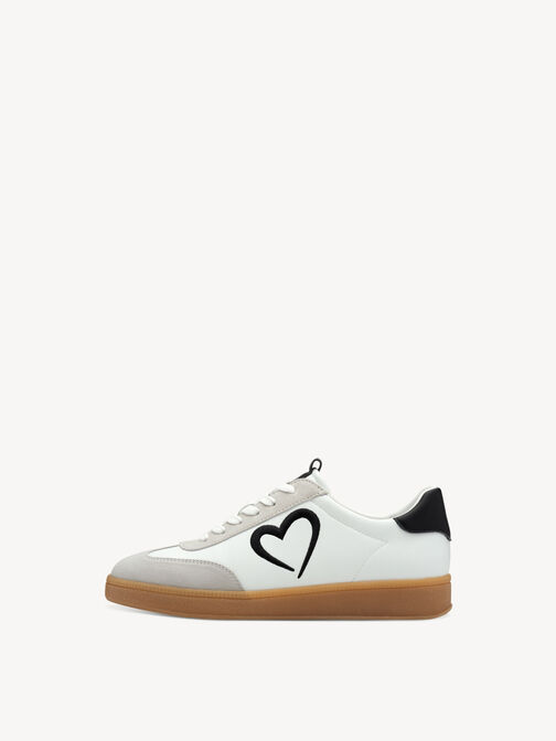 Sneaker, WHITE/BLACK, hi-res