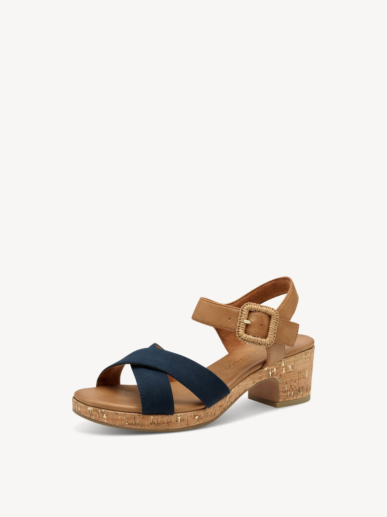 Sandal - blue, NAVY COMB, hi-res