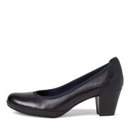 Escarpin en cuir - bleu, NAVY NAPPA, hi-res