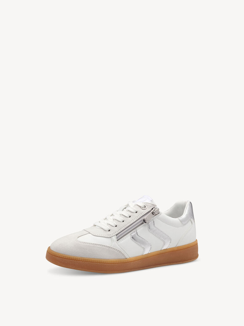 Sportowe - biały, WHITE/SILVER, hi-res