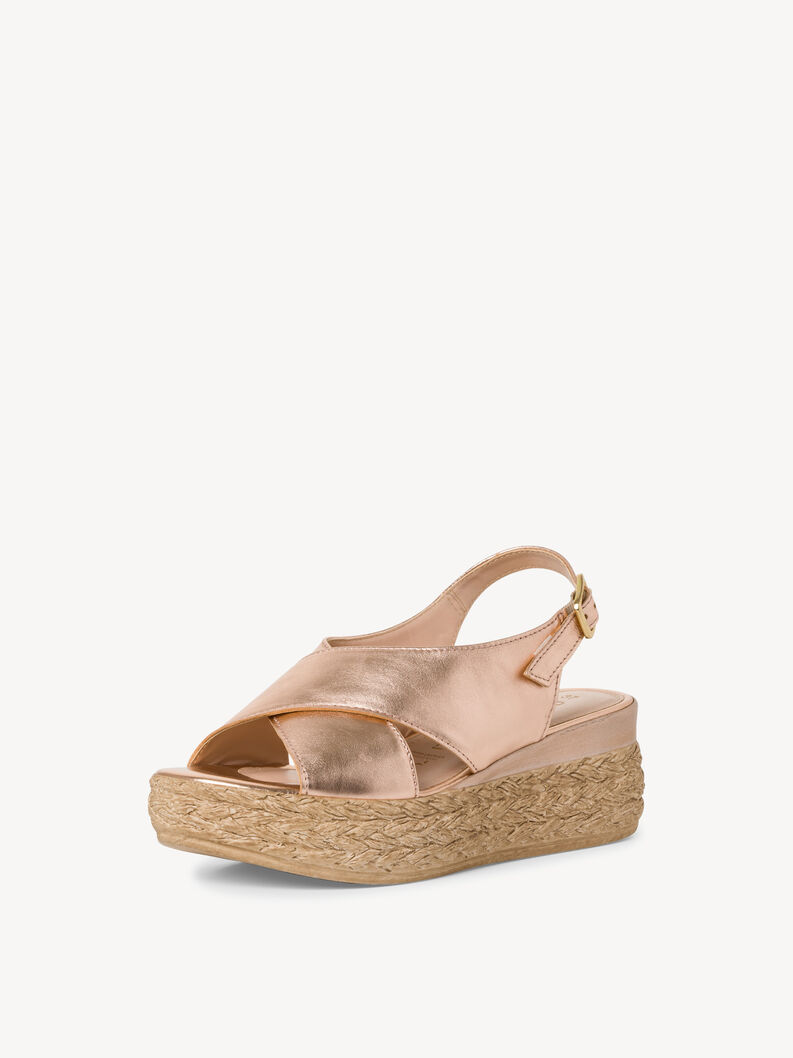 Ledersandale - rosa, ROSE METALLIC, hi-res