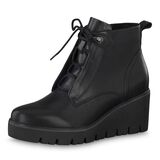 Leather Bootie - black, BLACK ANTIC, hi-res