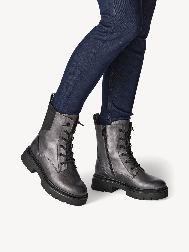 Stiefelette - metallic, PEWTER, hi-res