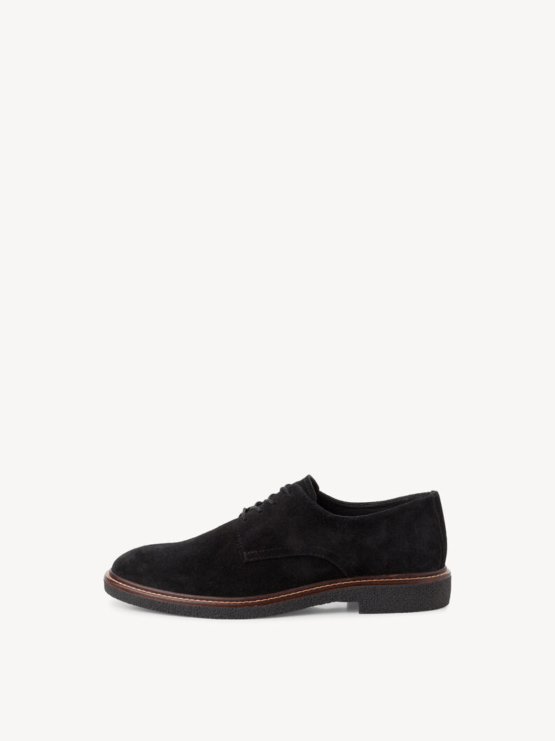 Lederhalbschuh - schwarz, BLACK, hi-res