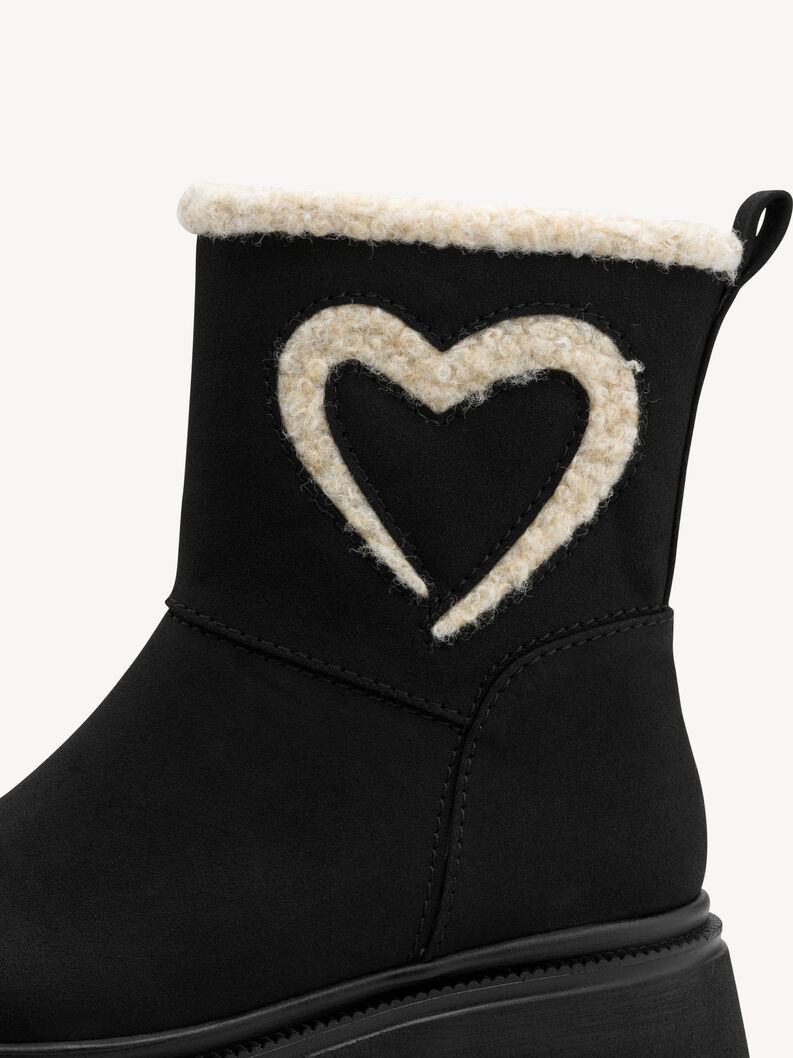 Stiefelette - schwarz Warmfutter, BLACK, hi-res