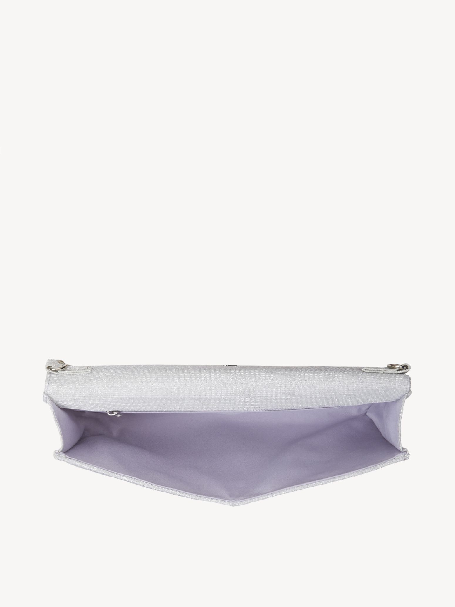 Clutch bag metallic