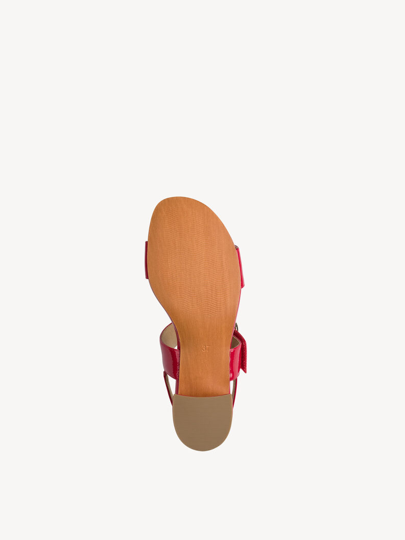 Sandalette - rot, RED PATENT, hi-res