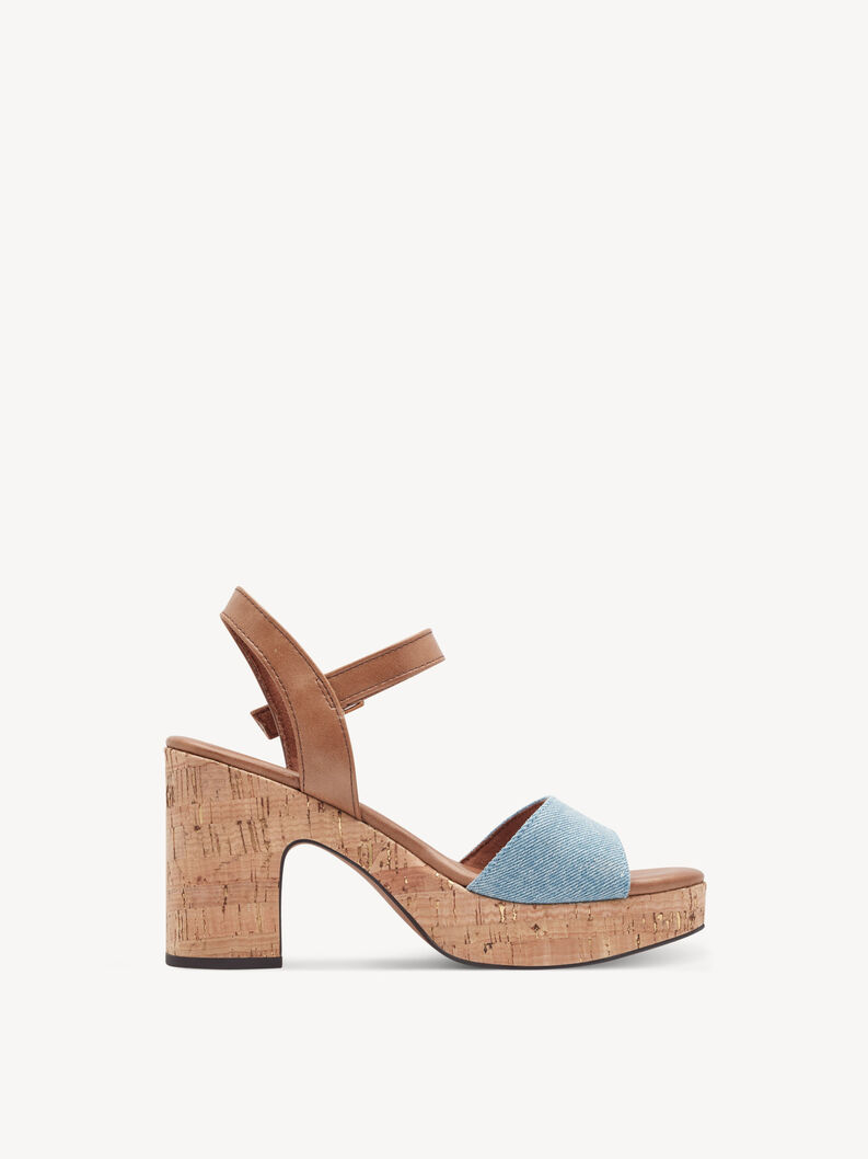 Sandal - blue, JEANS COMB, hi-res