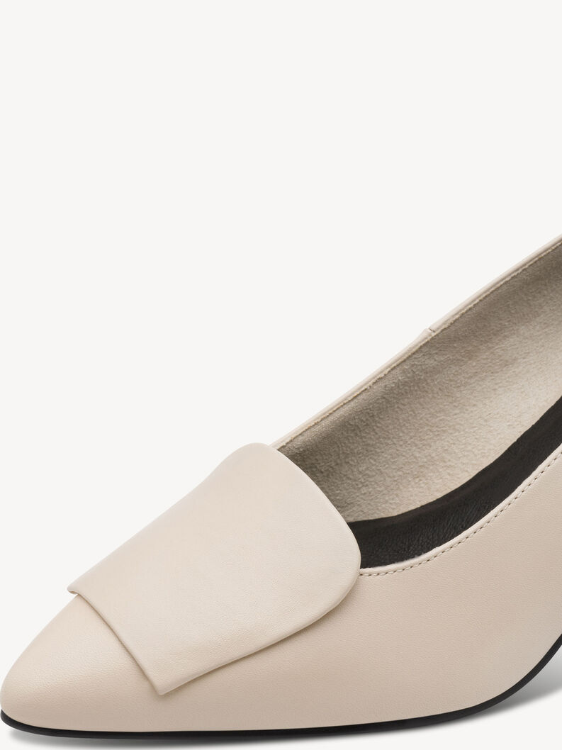 Lederpumps - beige, CREAM NAPPA, hi-res