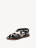 Ledersandale - schwarz, BLACK COMB, hi-res