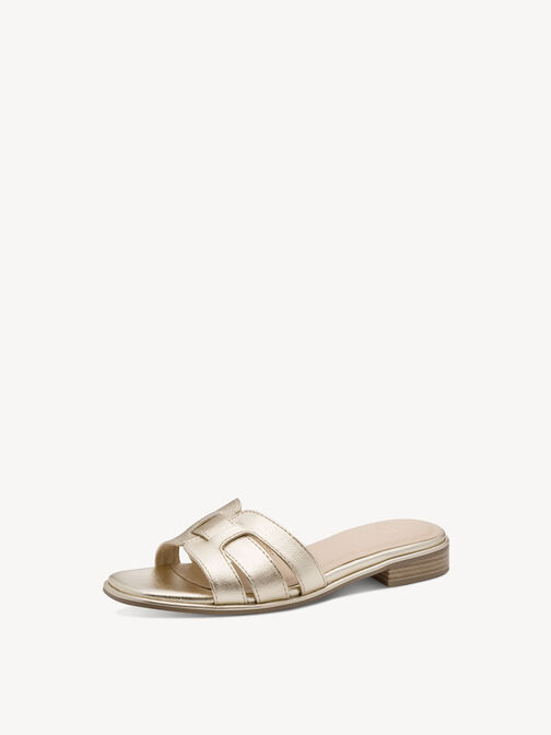 Pantolette - metallic, GOLD, hi-res