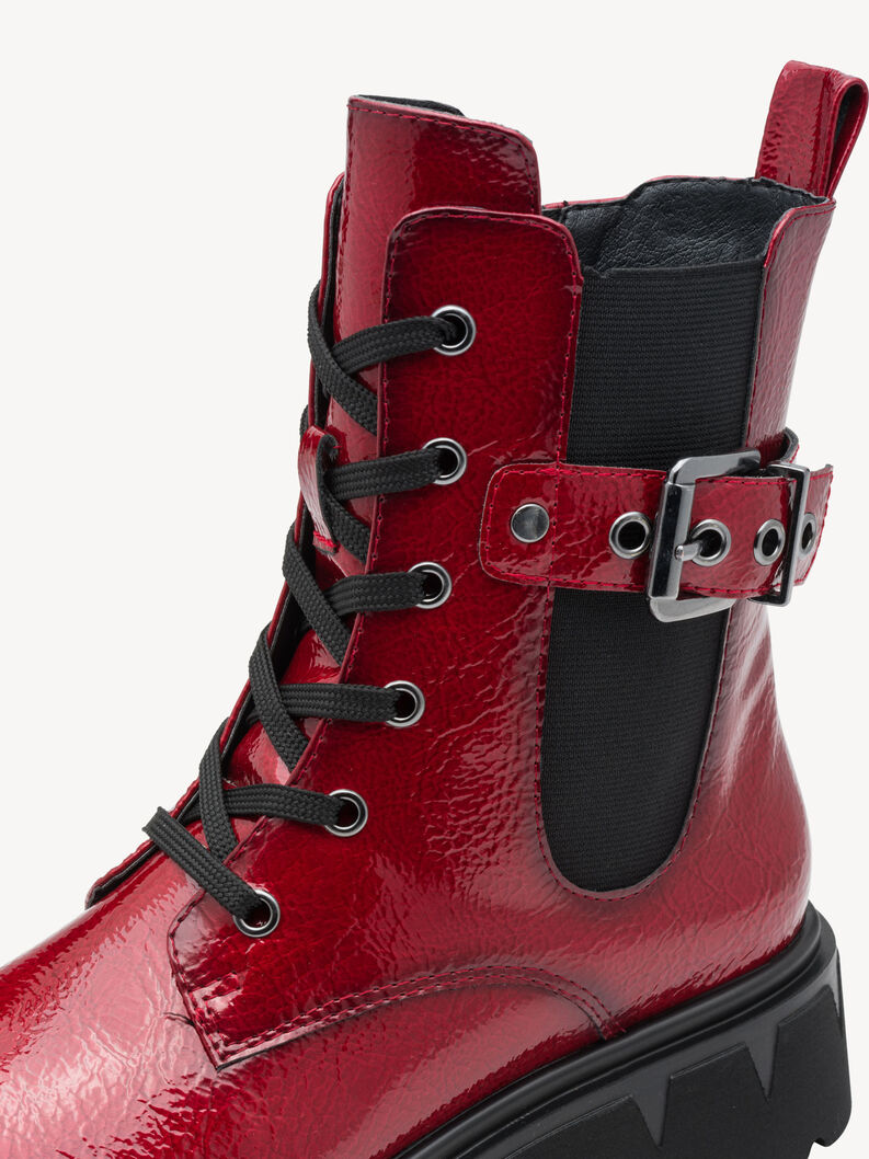 Stiefelette - rot, DK.RED PAT., hi-res