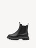 Leder Chelsea Boot - schwarz Warmfutter, BLACK, hi-res