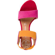 Heeled sandal - rose, PINK COMB, hi-res